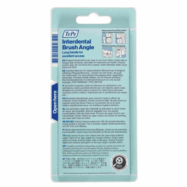 TePe Interdental Brush Angle Pink (Size 0) 0.4mm 6 Pack