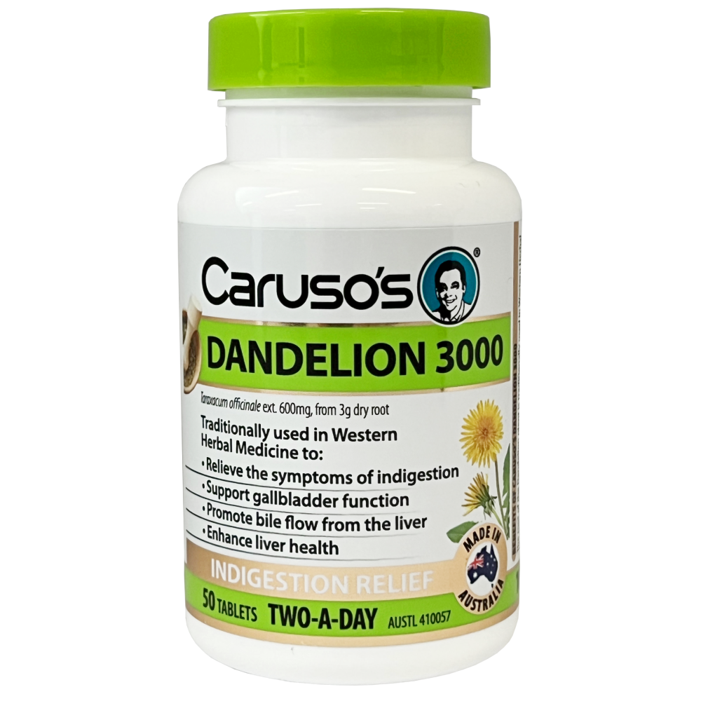Caruso's Dandelion 3000 50 Tablets