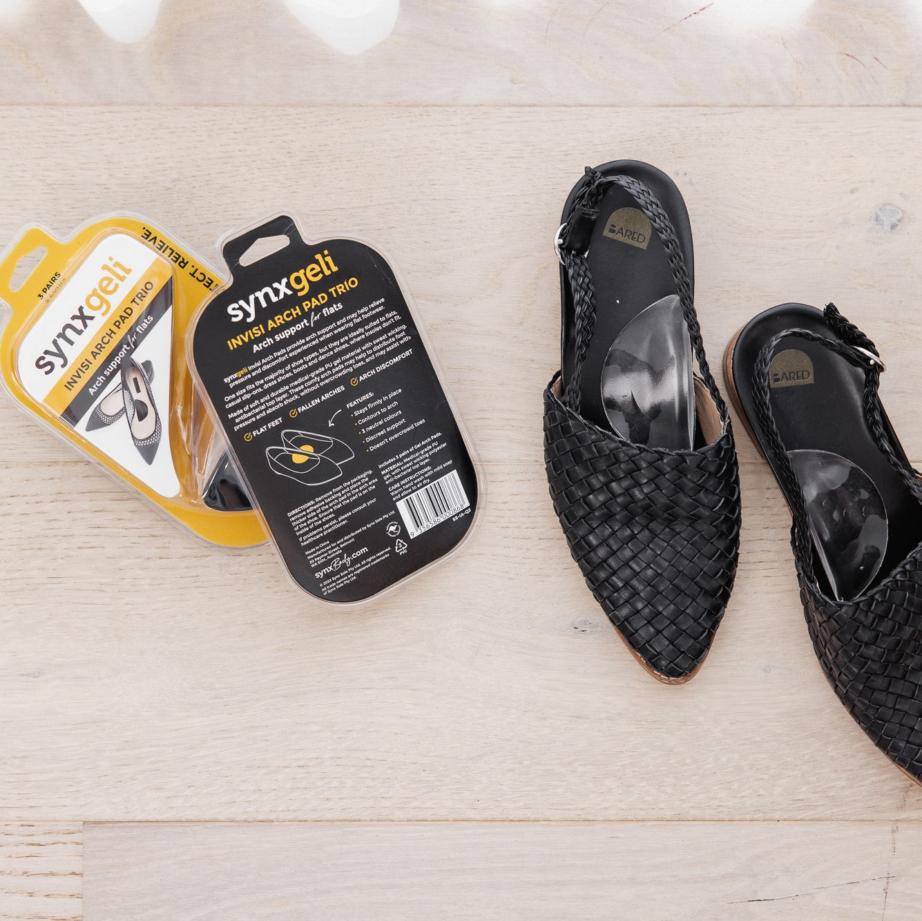 Synxgeli Gel Invisi Arch Pad Trio