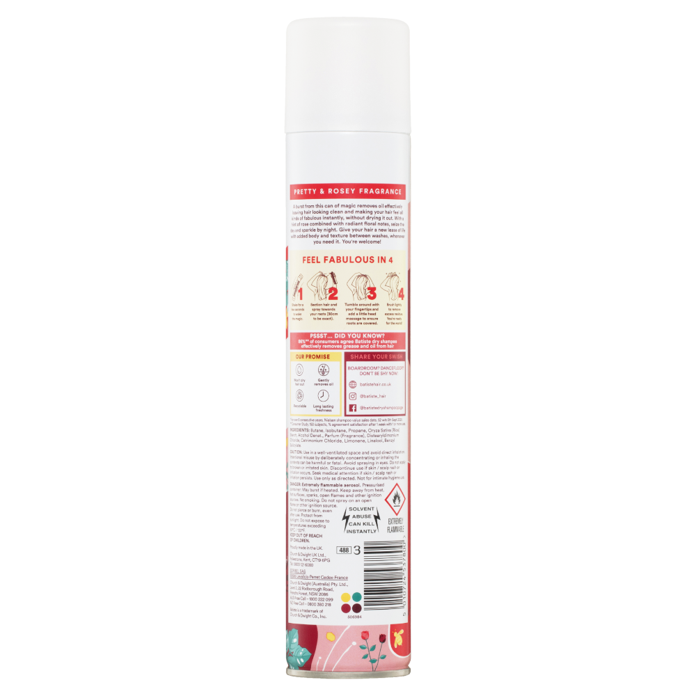 Batiste Dry Shampoo Rose Gold 350ml