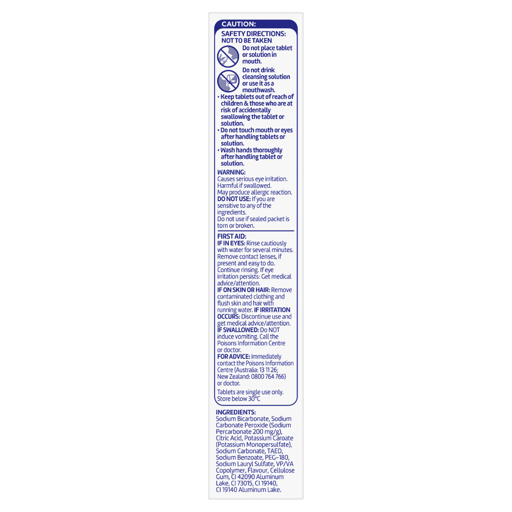 Polident Retainer and Mouthguard Cleanser 36 Tablets