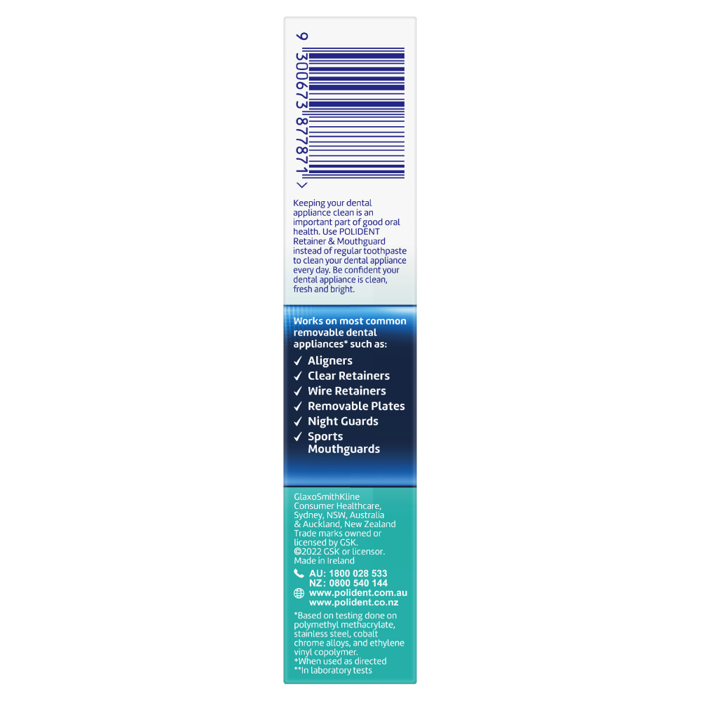 Polident Retainer and Mouthguard Cleanser 36 Tablets