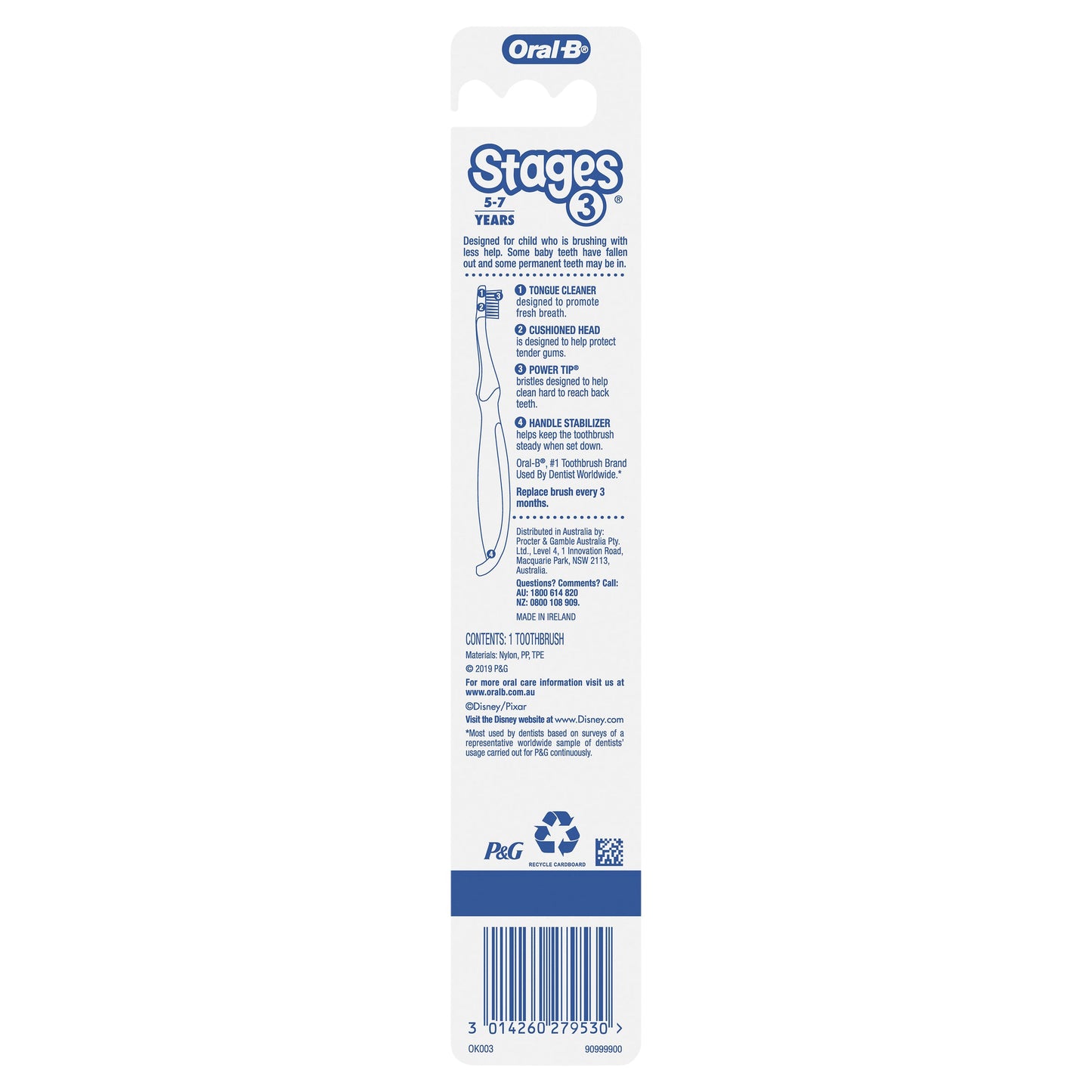 Oral B Toothbrush Stages 3 5-7 years
