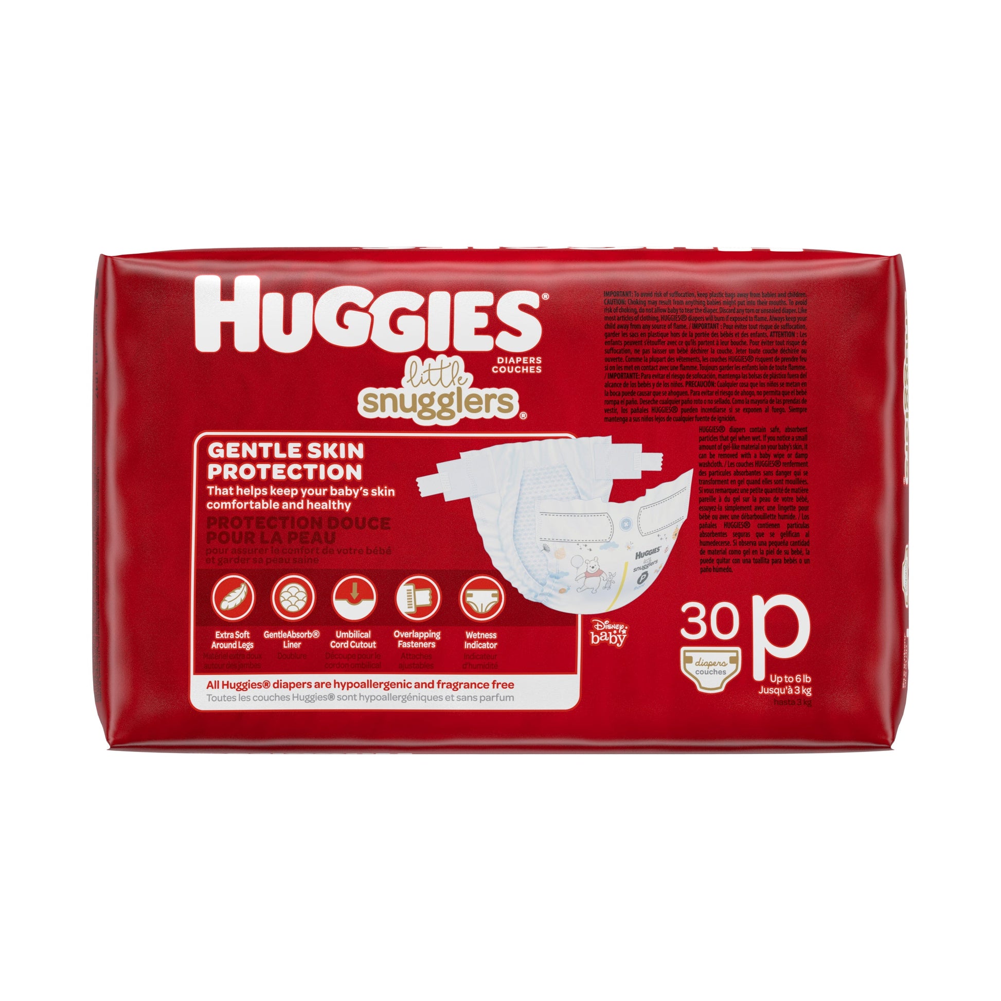 Huggies Little Snugglers Preemie Nappies 30 Pack