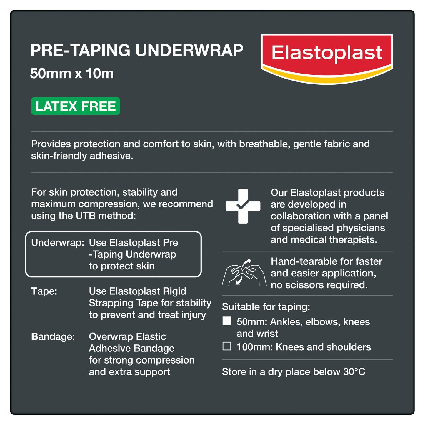 Elastoplast 10528 Sport Wrap 10mx5cm