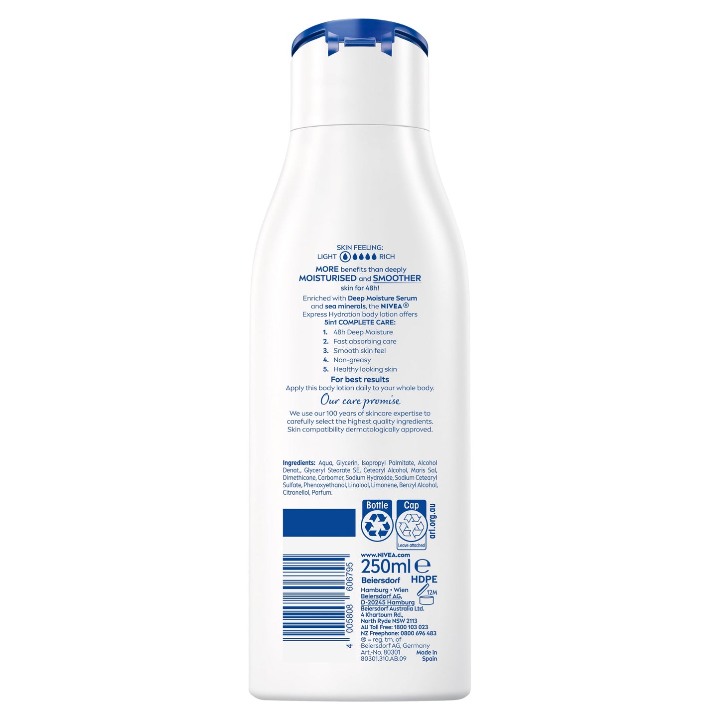 Nivea Body Express Hydration 250ml