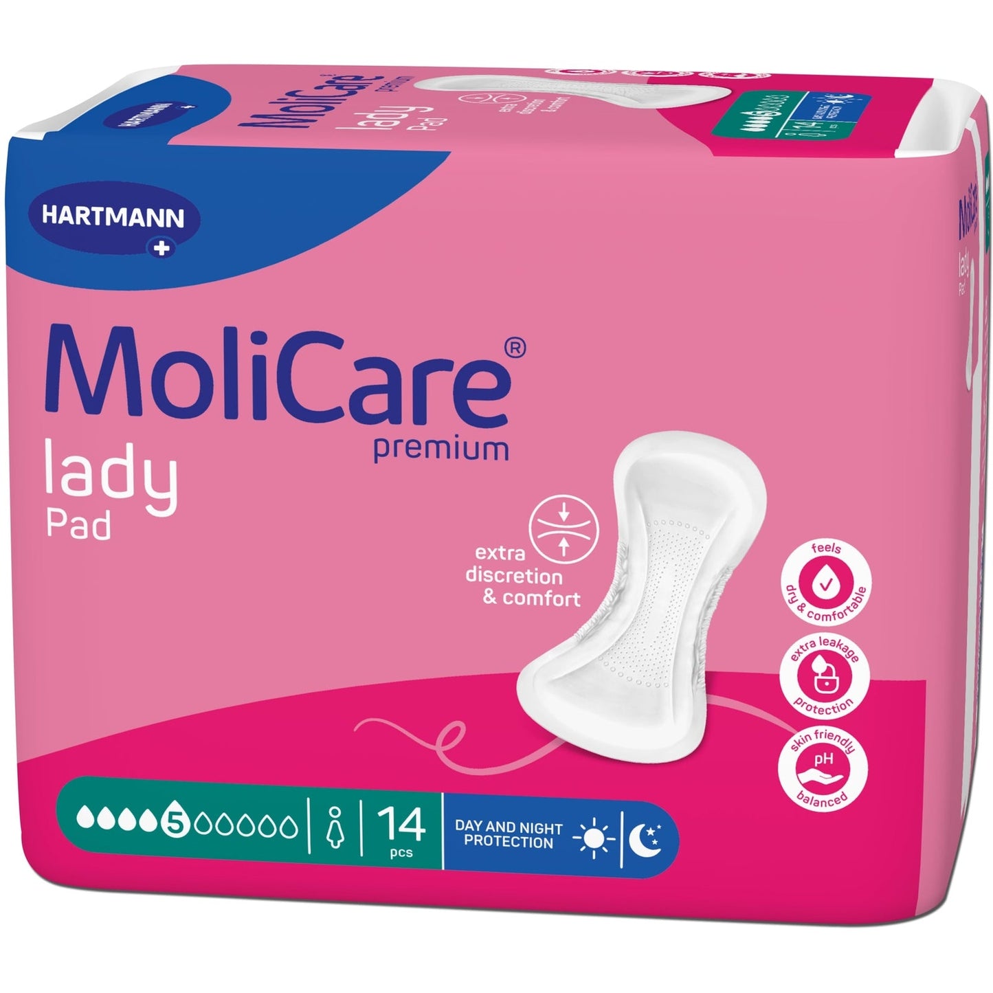 MoliCare Premium Lady Pads 5 Drops 14PK