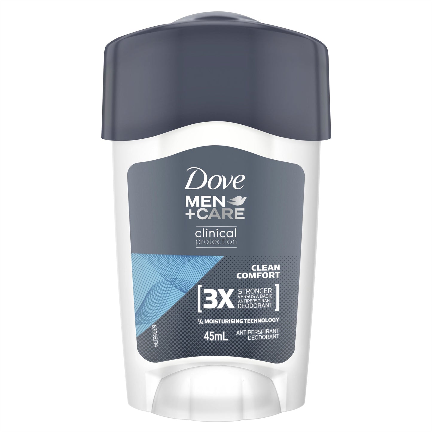 Dove for Men Clinical Protection Antiperspirant Deodorant Clean Comfort 45ml
