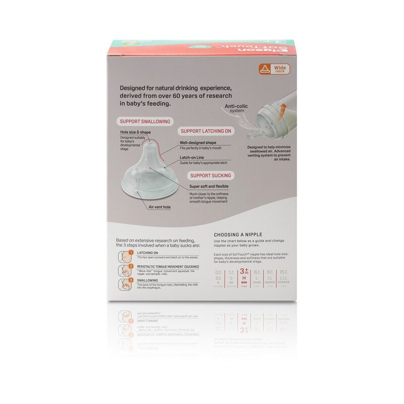 Pigeon  SOFTOUCH 3+ PP BOTTLE TWIN 240ML