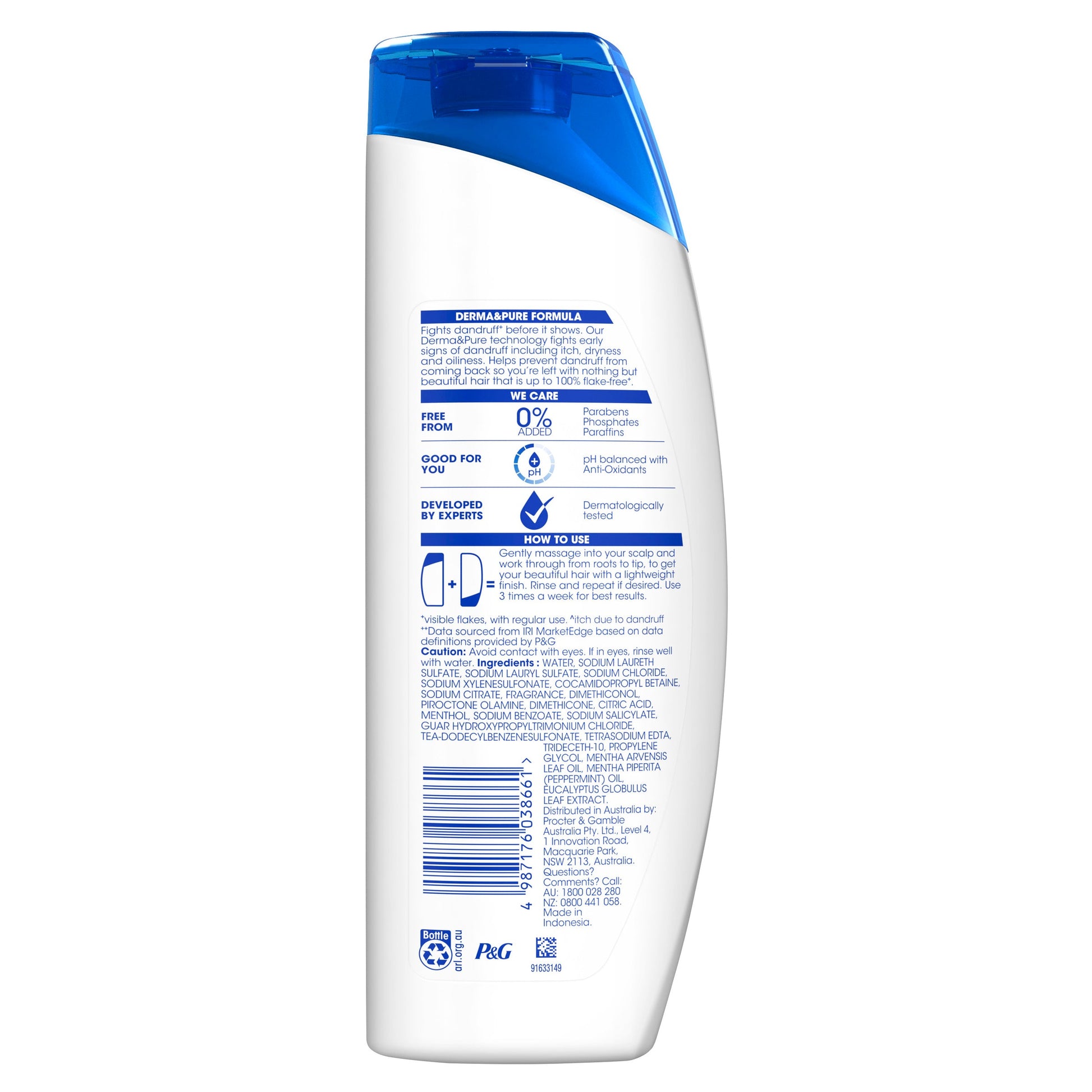 Head & Shoulders Itchy Scalpcare Anti Dandruff 2In1 Shampoo & Conditioner 350ml