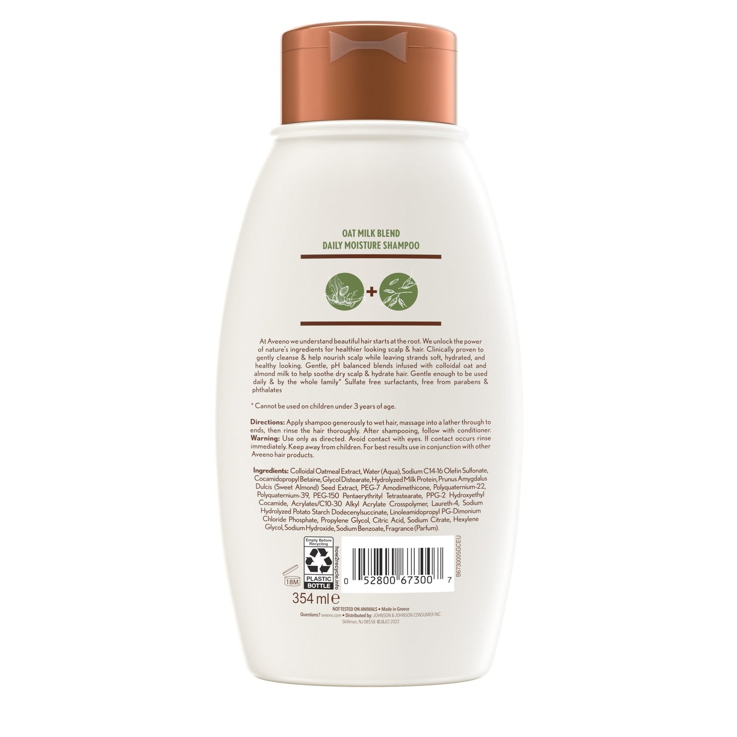 Aveeno Oat Milk Shampoo 354ml