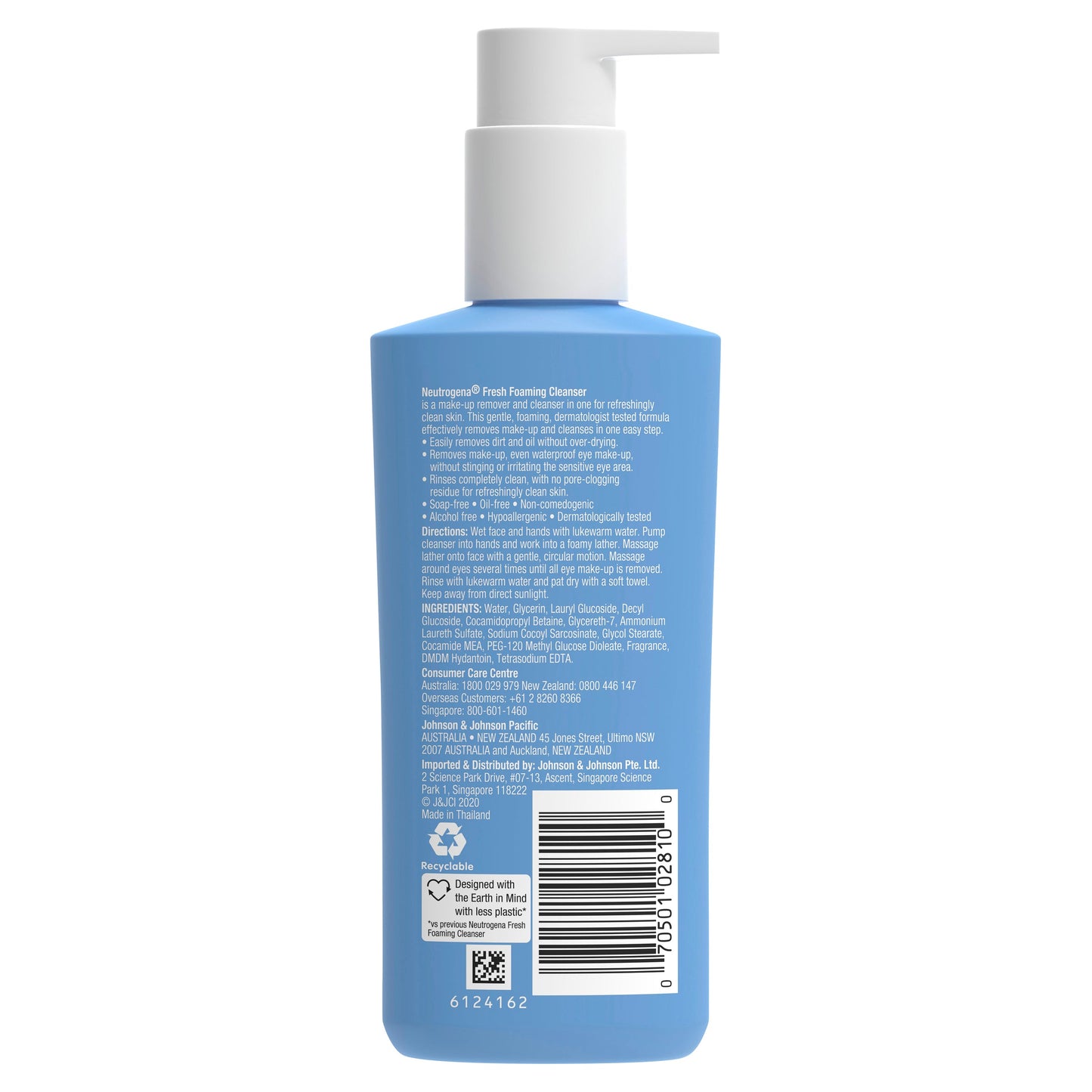 Neutrogena Ultra Gentle Foaming Cleanser 200ml