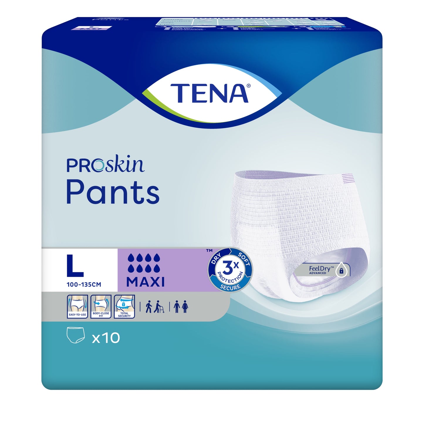 Tena Pants Proskin Maxi Large 10PK