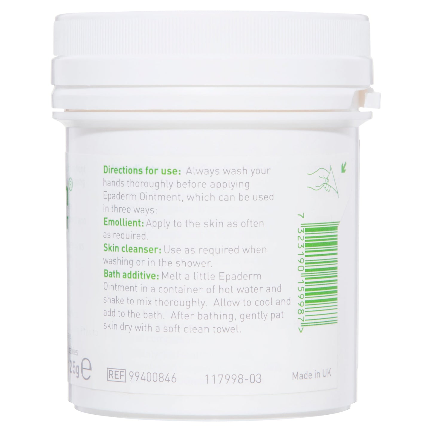 Epaderm Ointment 125g