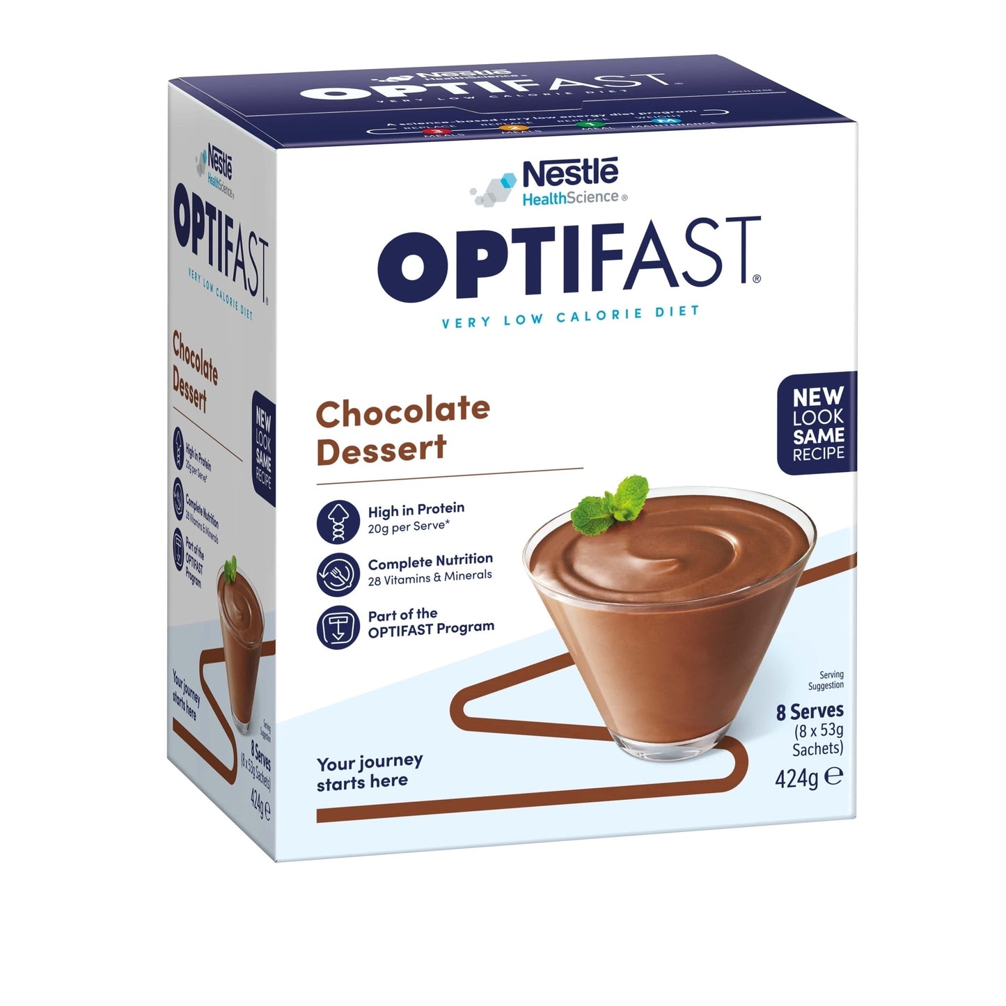 Optifast VLCD Dessert Chocolate 8 Serves