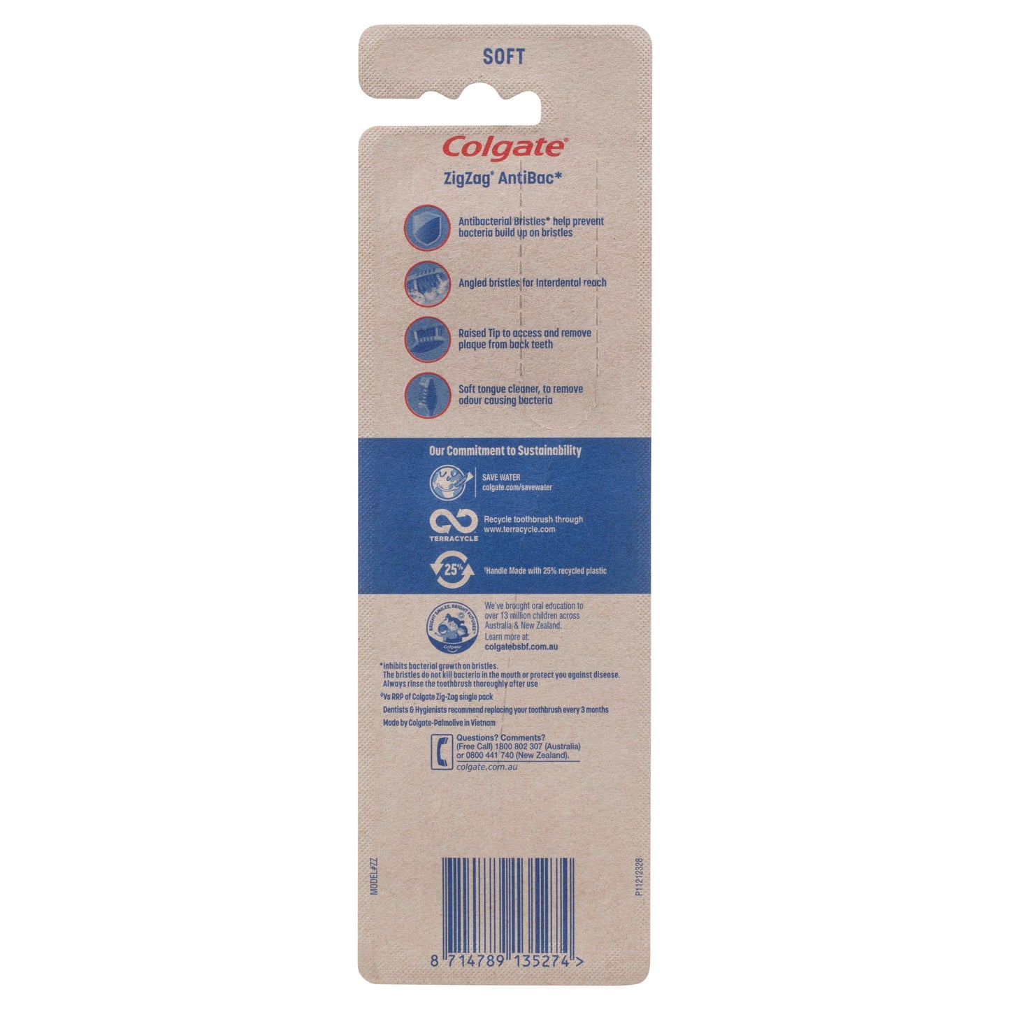Colgate Toothbrush Zig Zag - Adult - Soft - 3 Pack