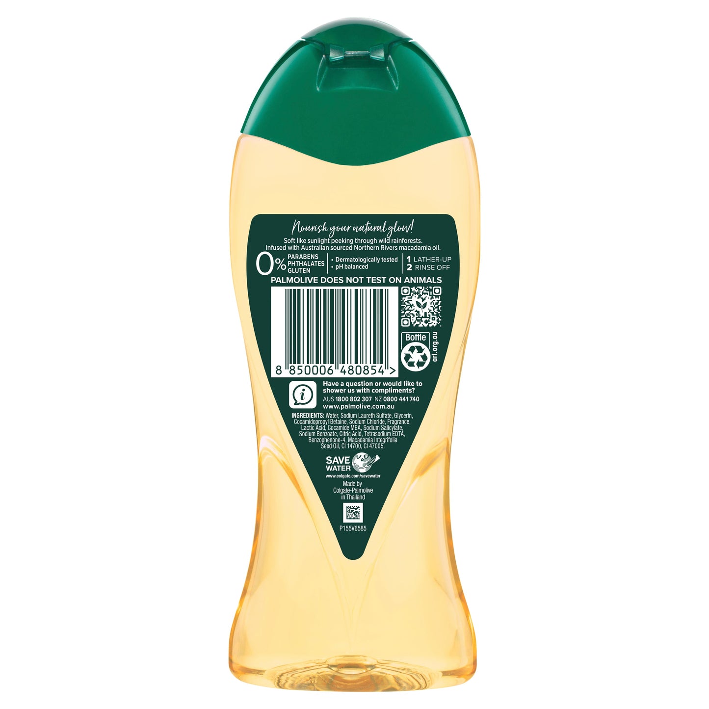 Palmolive Luminous Oils Invigorating Body Wash Macadamia oil with peony 400mL