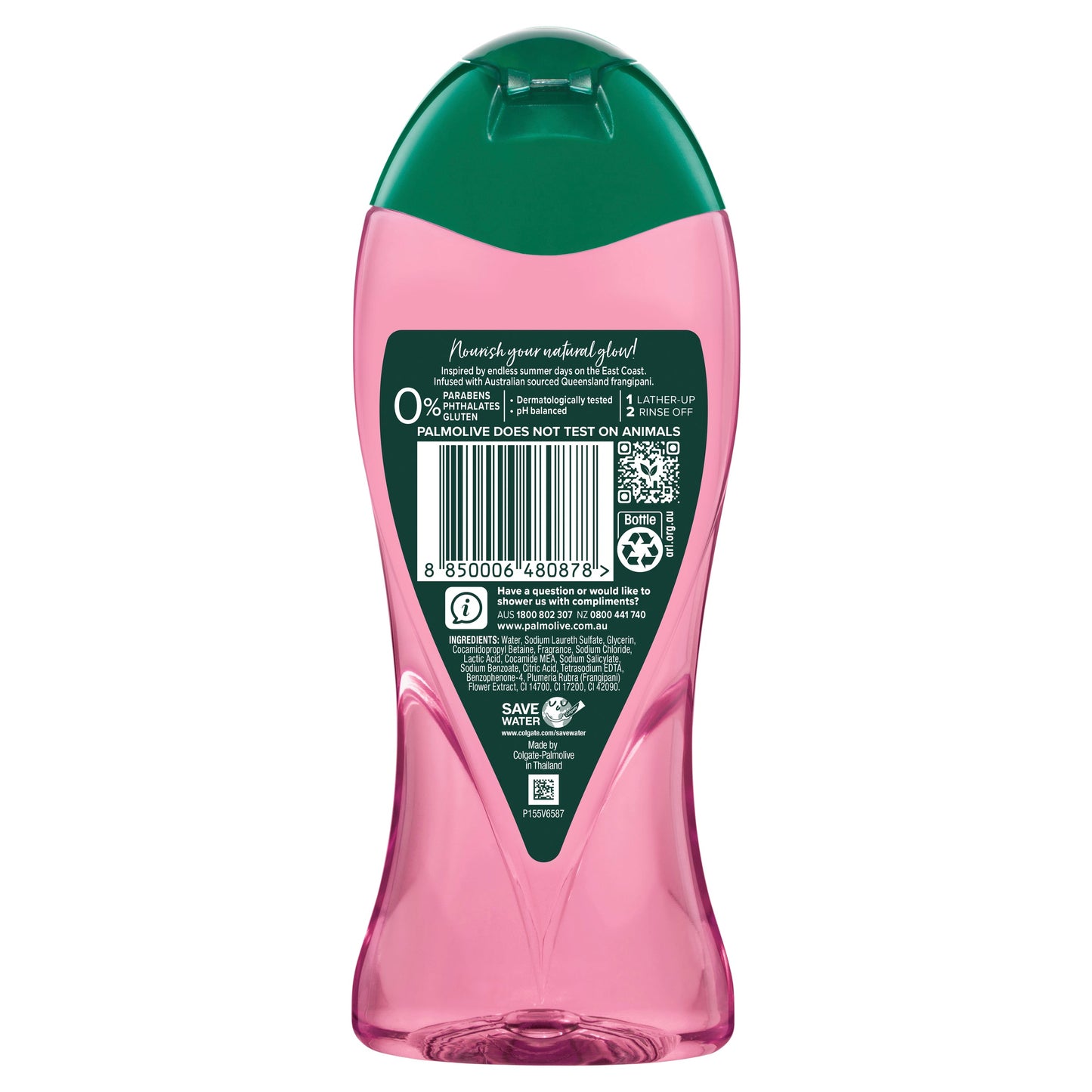Palmolive Luminous Oils Body Wash Enriching Coconut Oil with Frangipani 400mL