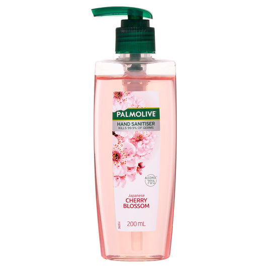 Palmolive Non-sticky Hand Sanitiser Japanese Cherry Blossom Pump 200mL