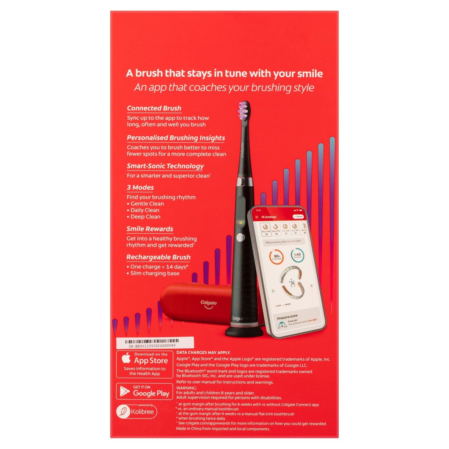 Colgate Electric Toothbrush Series 2 Pulse Deep Clean & Sensitive Black