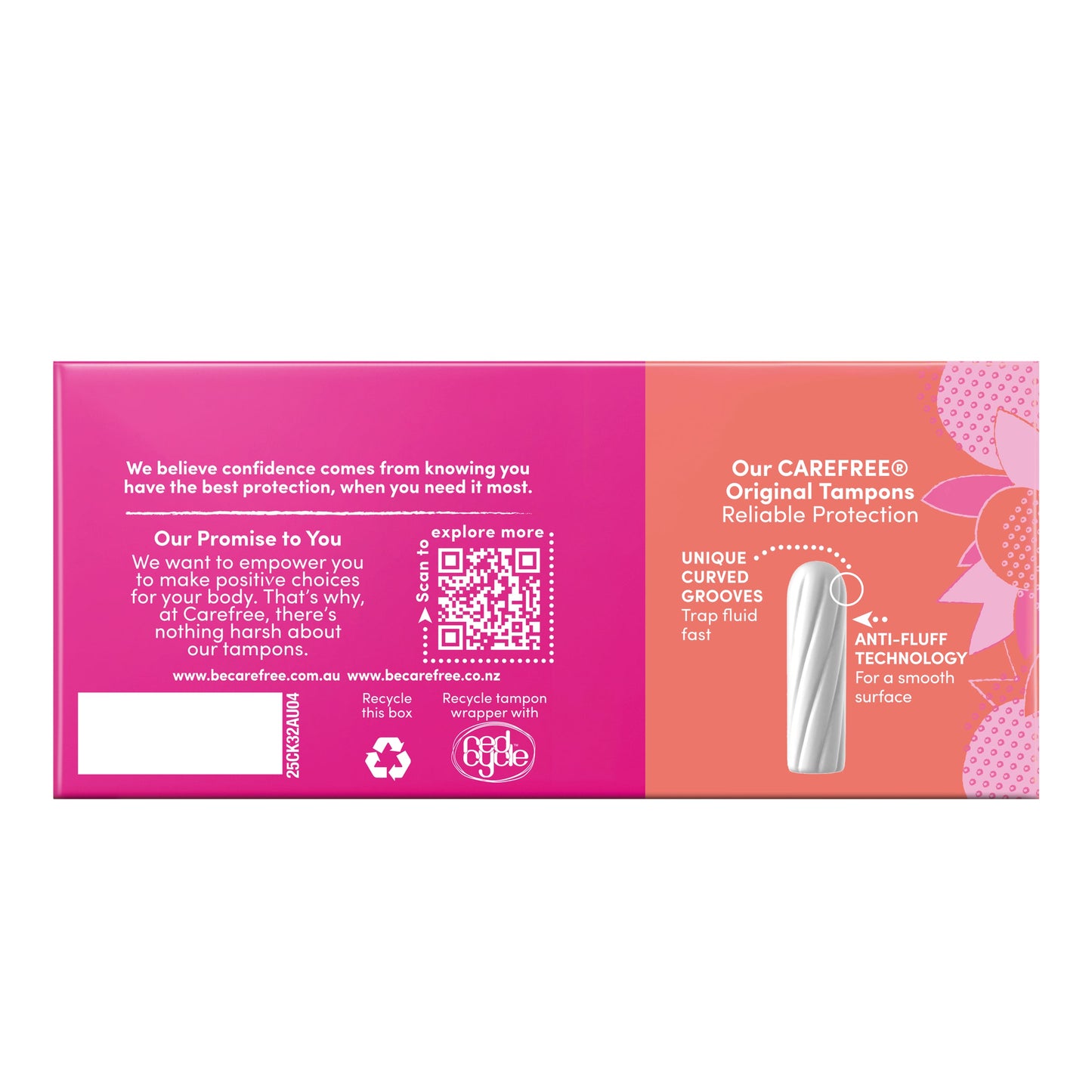 Carefree Tampons Super 32 Pack