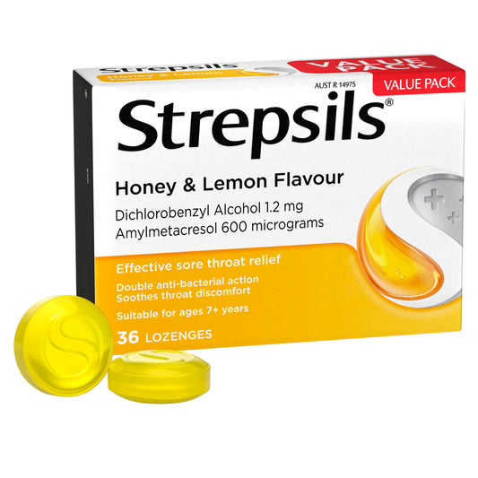 Strepsils Honey & Lemon 36 Lozenges