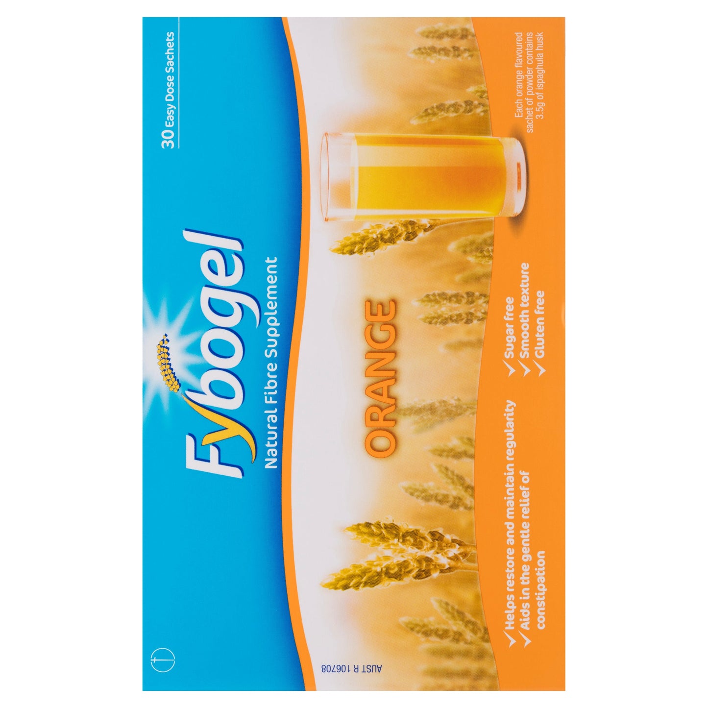 Fybogel Orange High-Fibre Supplement Sachets 30