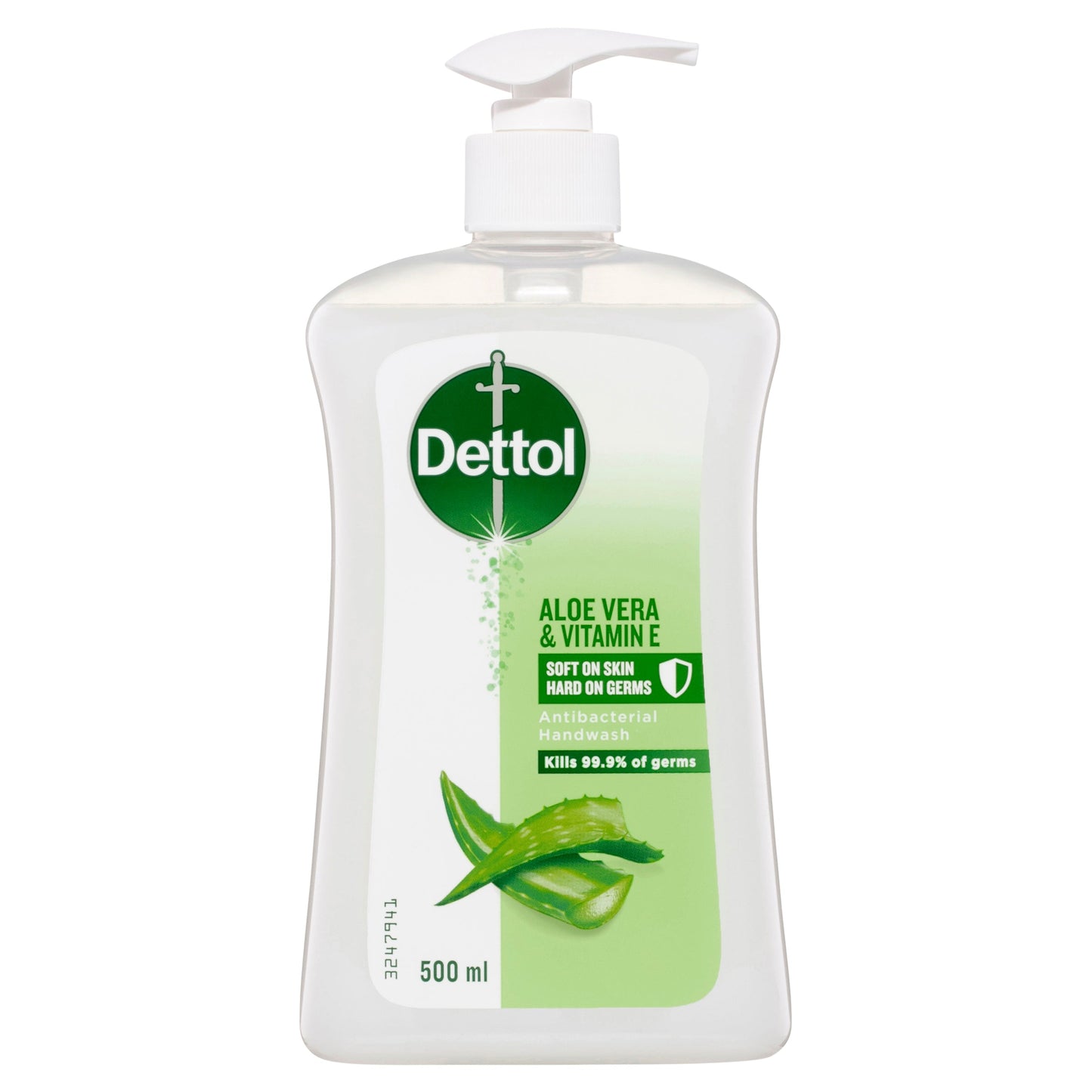 Dettol Antibacterial Liquid Hand Wash Aloe Vera 500 Ml Pump