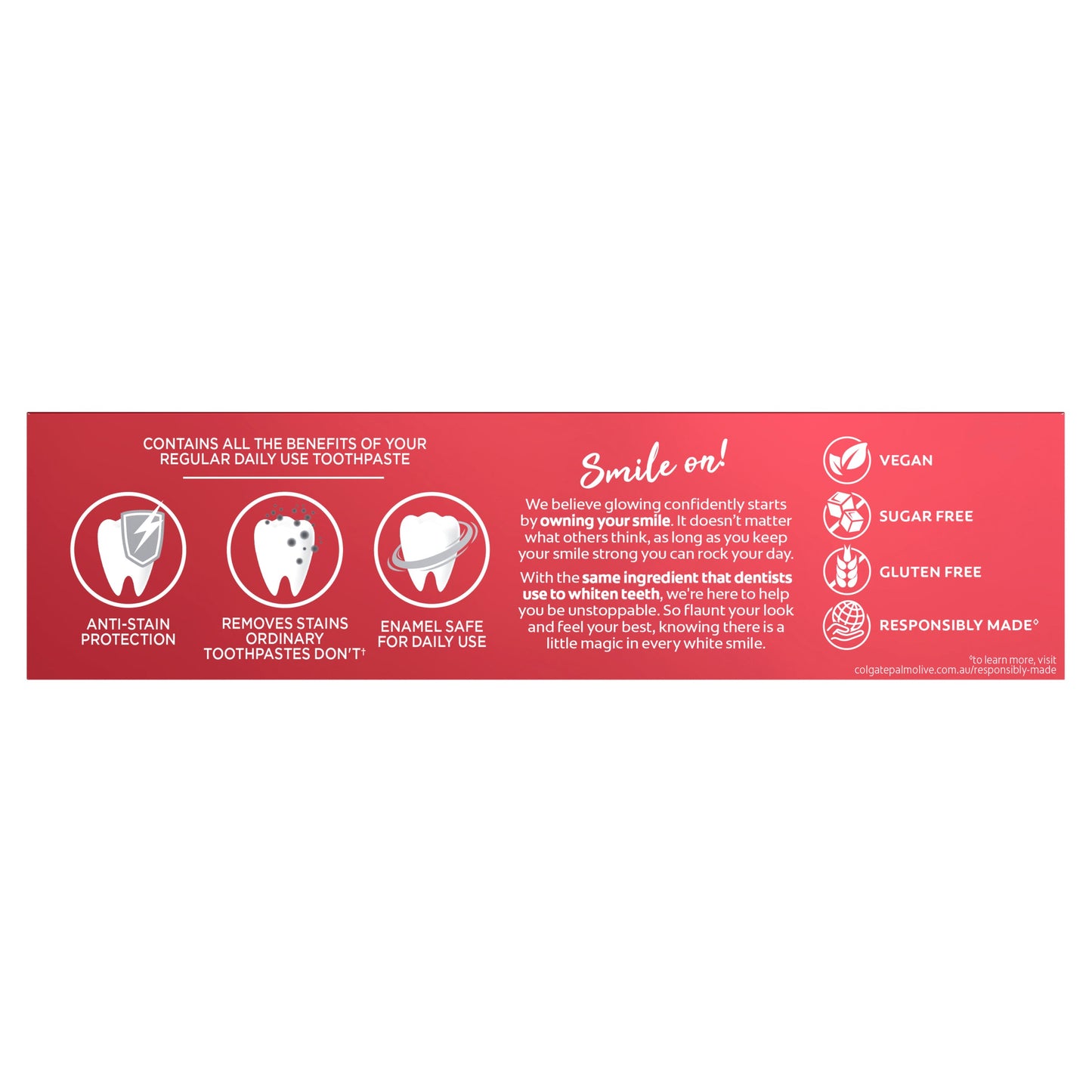 Colgate Optic White Stain Fighter Teeth Whitening Toothpaste Sparkling White with Hydrogen Peroxide 140g