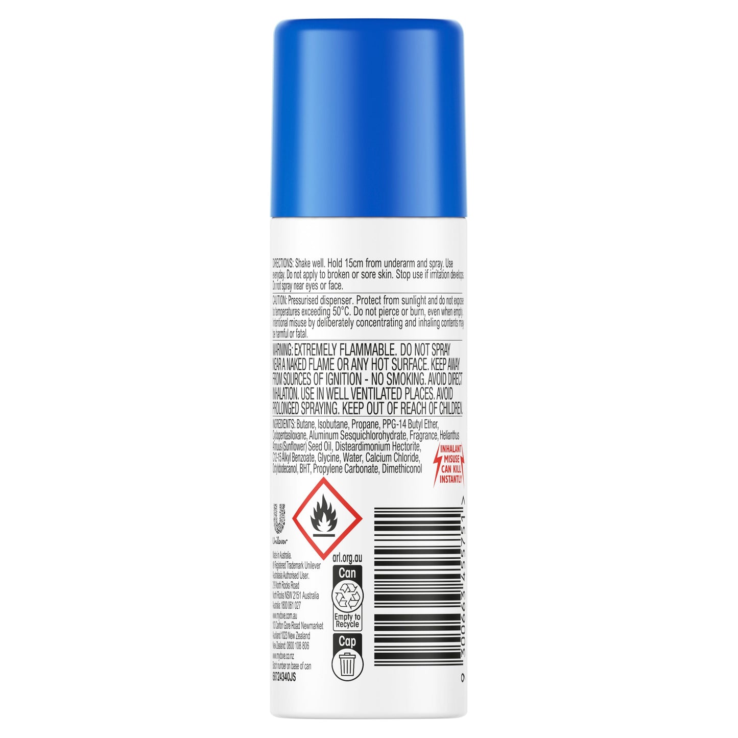 Dove Deodorant Anti-Perspirant Original 30g