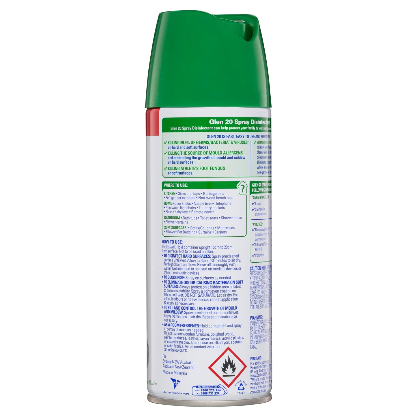 Glen 20 All-In-One Disinfectant Spray Country Scent 300g