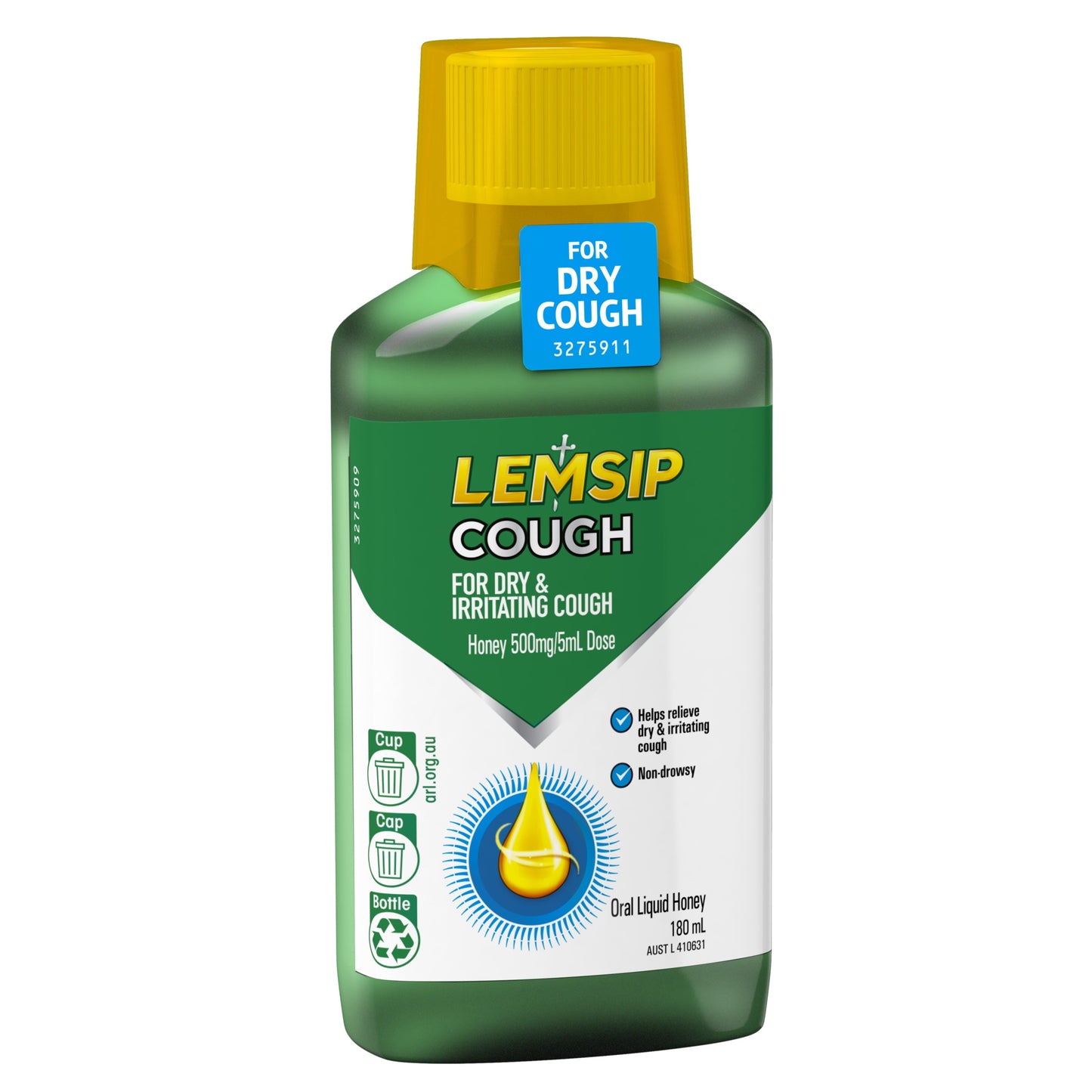 Lemsip Dry Cough Honey Flavour Oral Liquid 180mL