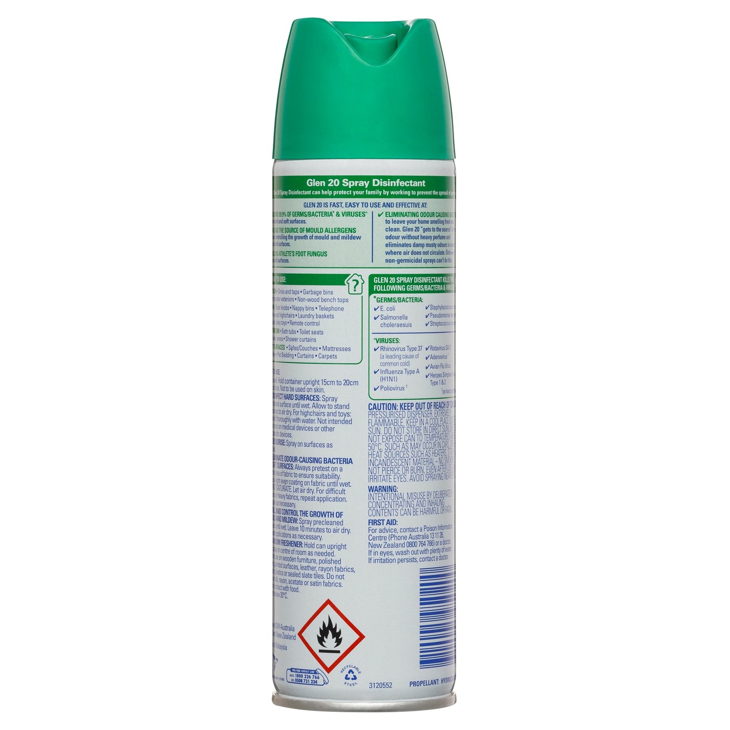 Glen 20 Disinfectant Spray Original 175g
