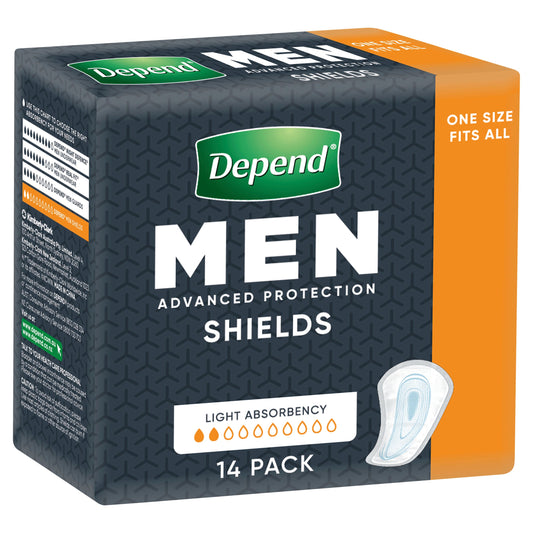 DEPEND MEN SHIELDS 14PK
