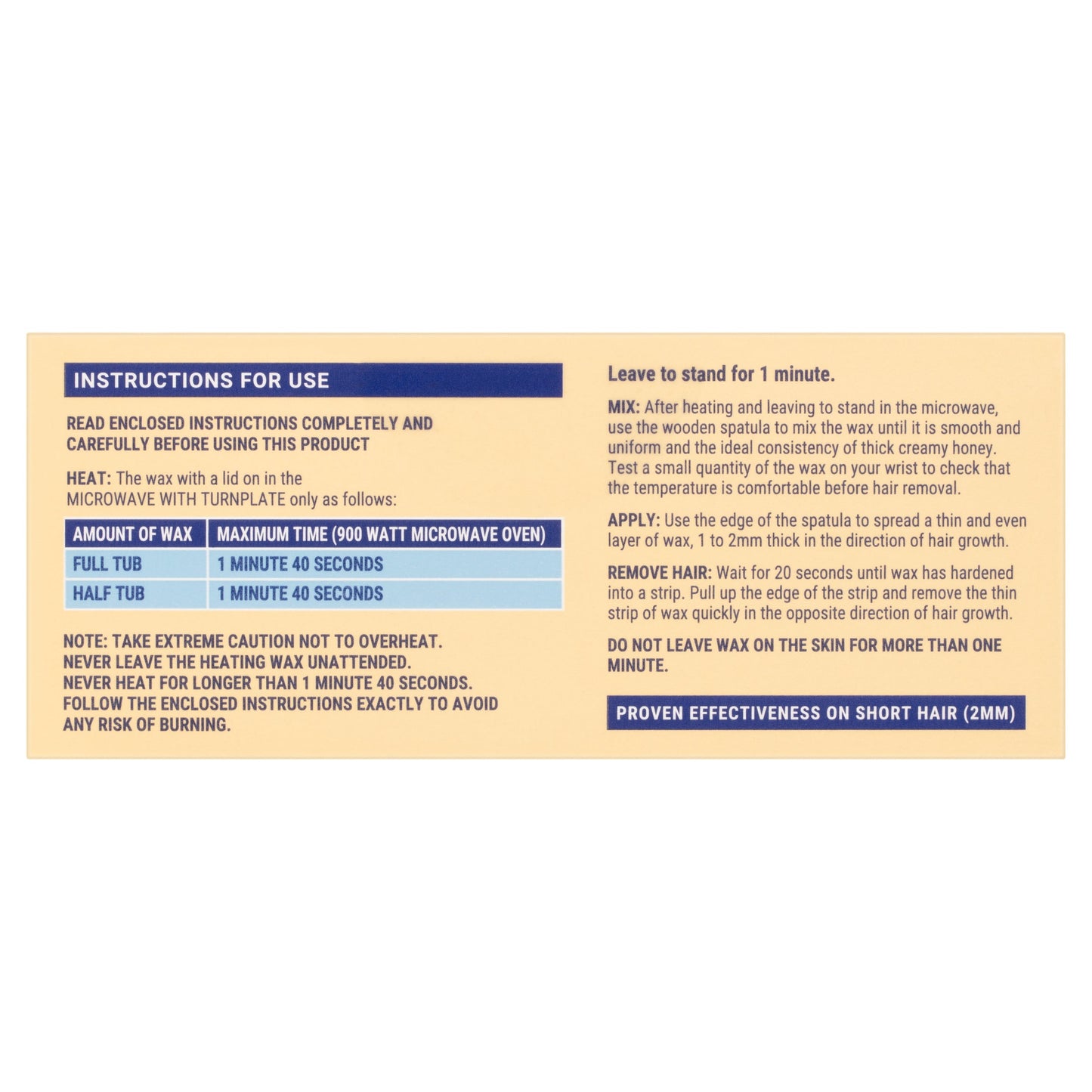 Nair Sensitive Strip Free Wax 100g