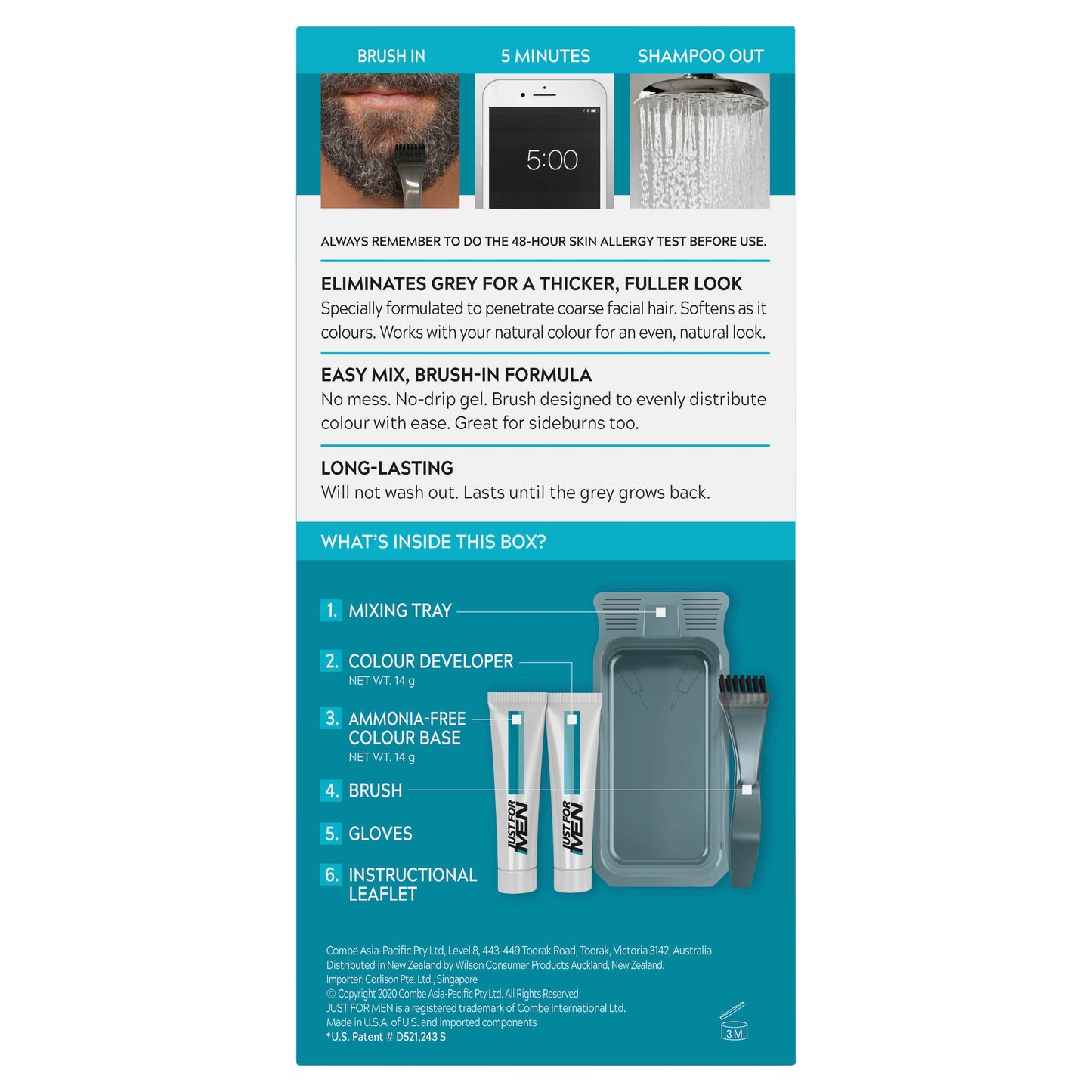 Just for Men Beard Colour - Real Black