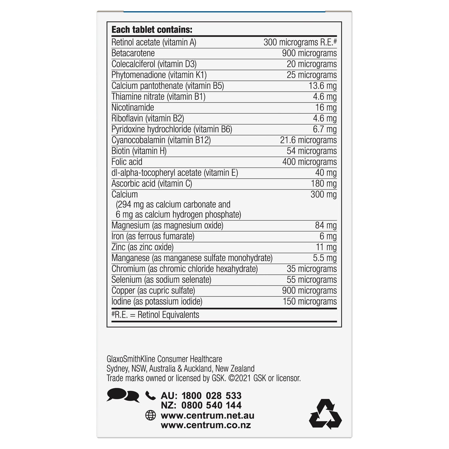 Centrum for Men 60 Tablets