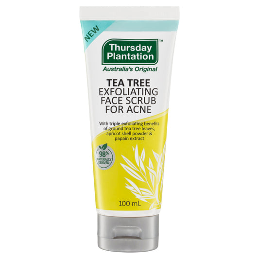 Thursday Plantation Tea Tree Exfoliating Acne Face Scrub 100ml