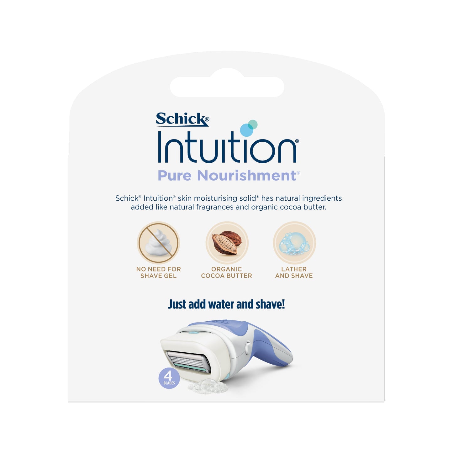 Schick Intuition Pure Nourishment Blades 3PK