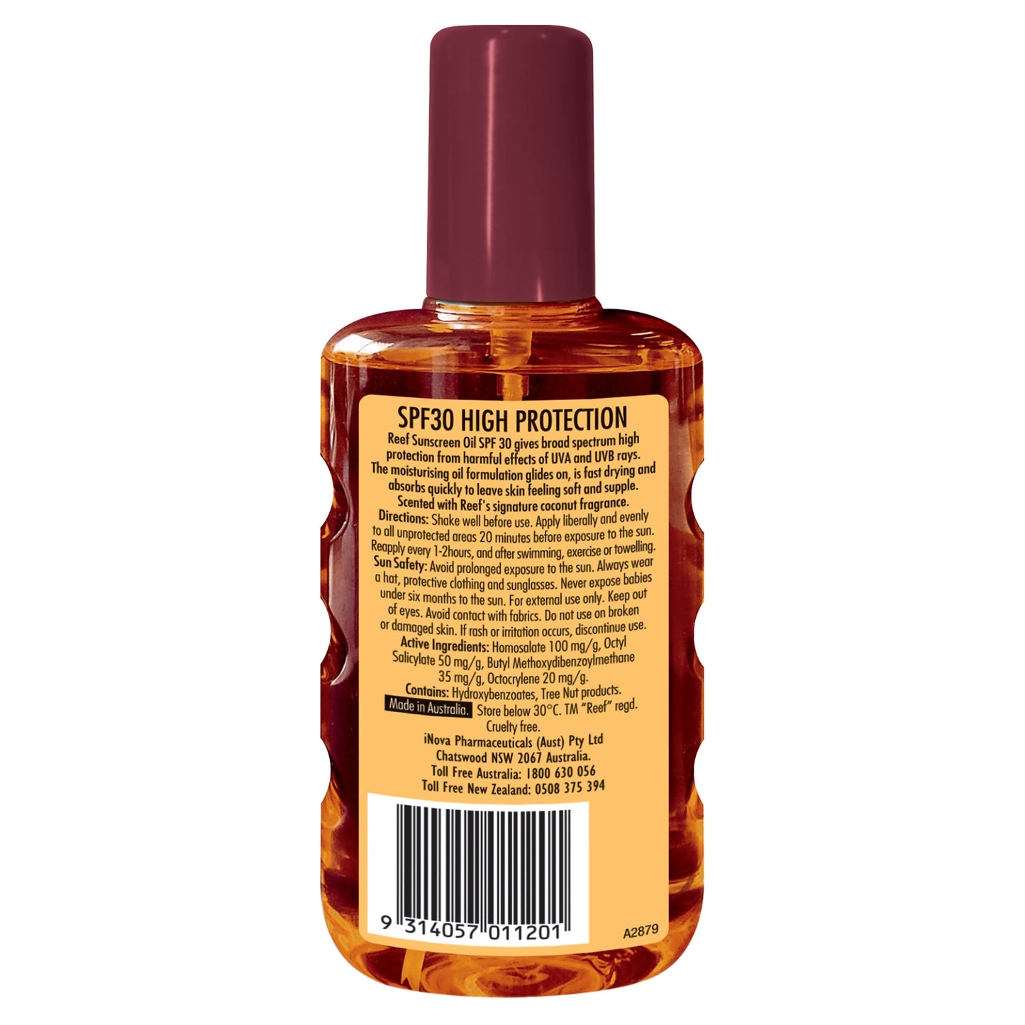Reef Moisturising Sun Tan Oil SPF 30 - 220mL