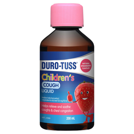 Duro-Tuss Children’s Cough Liquid 200mL – Strawberry