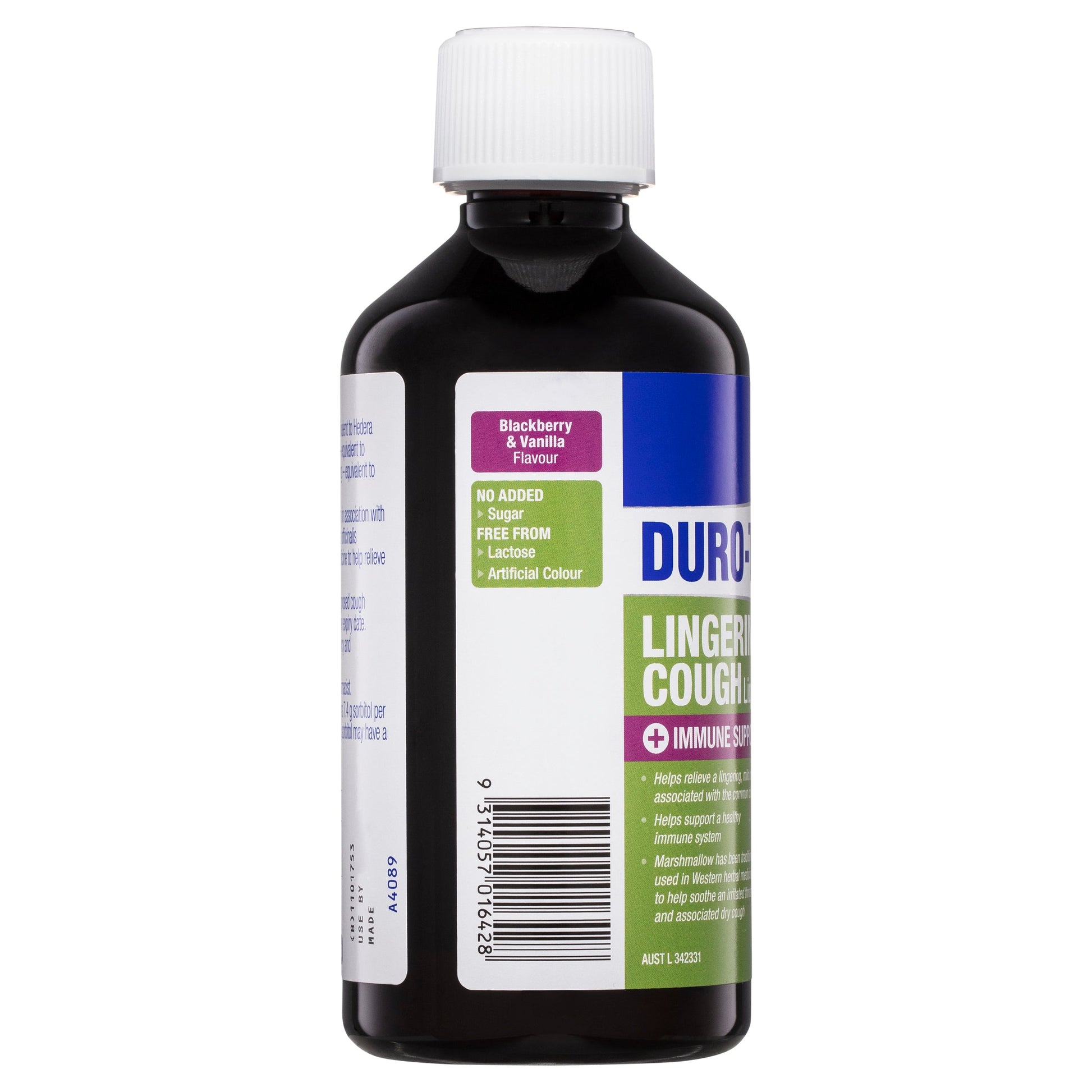 Durotuss Lingering Cough + Immune Support 350ml
