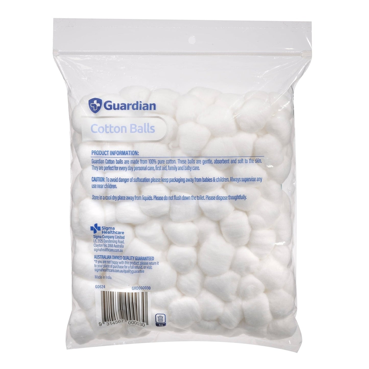 Guardian Cotton Balls 200pk