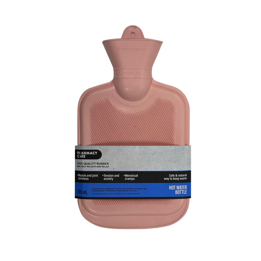 Pharmacy Care Hot Water Bottle 700ml Pink