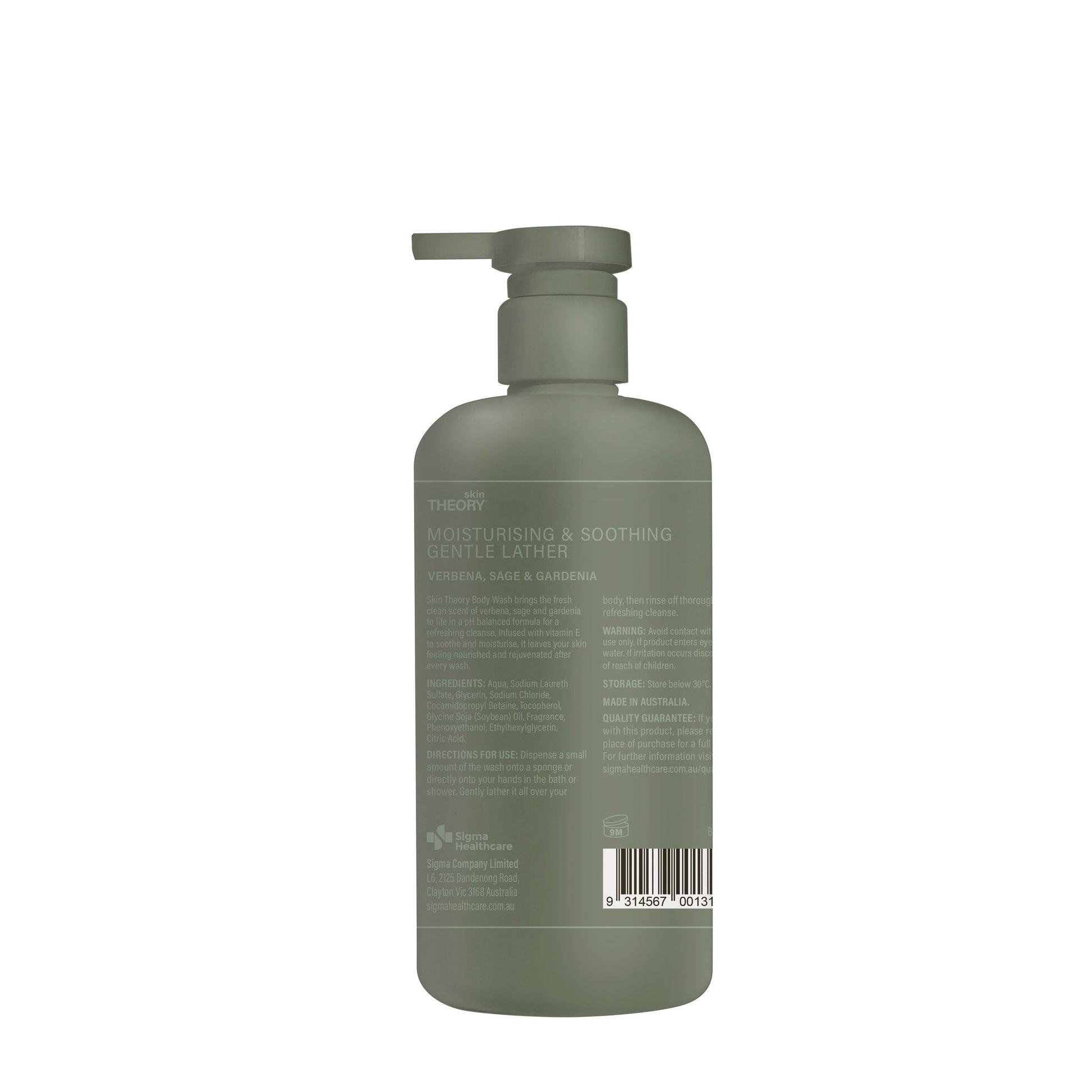 Skin Theory Body Wash Verbena 500ml