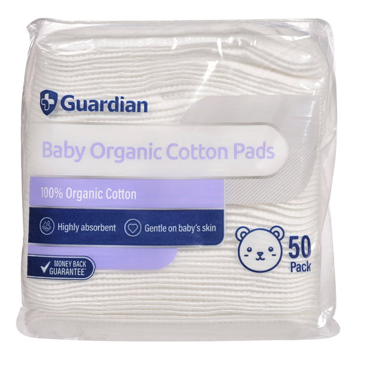 Guardian Baby Organic Cotton Pads 50pk