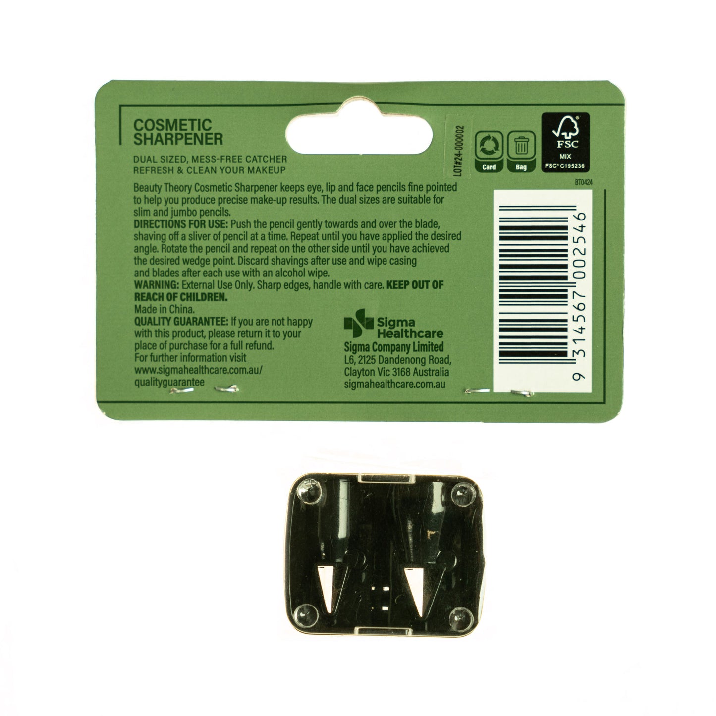 Beauty Theory Cosmetic Sharpener