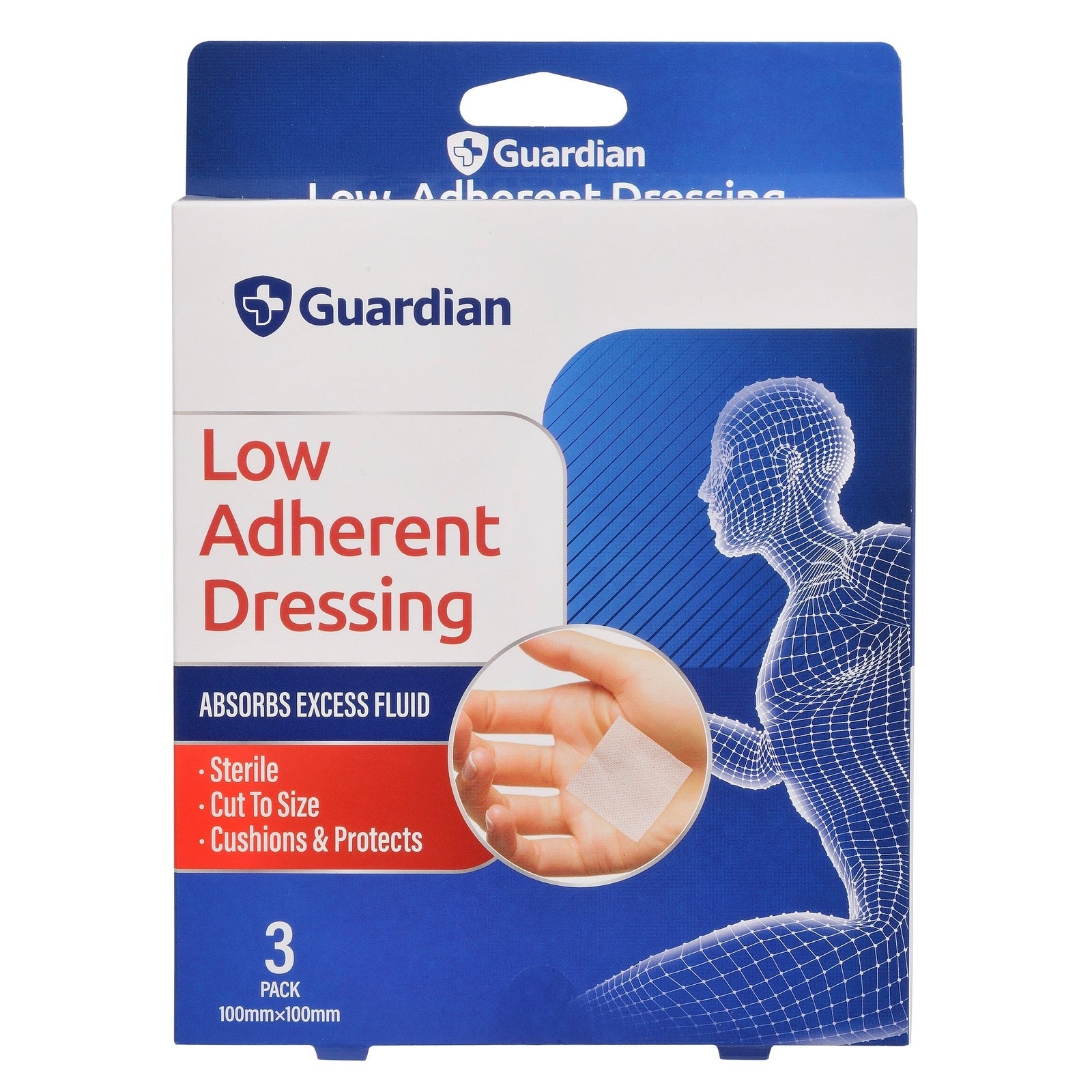 Guardian Low Adherent 3pk