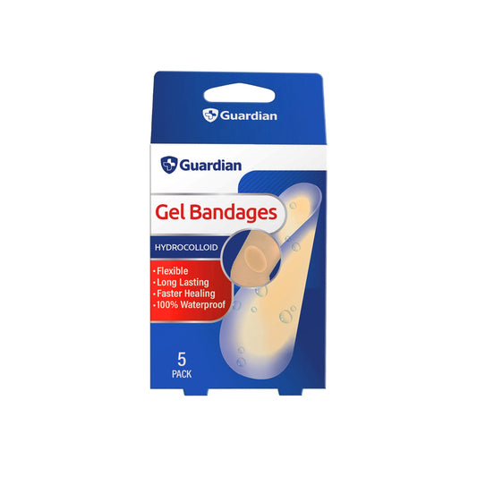 Guardian Hydrocolloid Spot Bandages 44x69mm 5pk