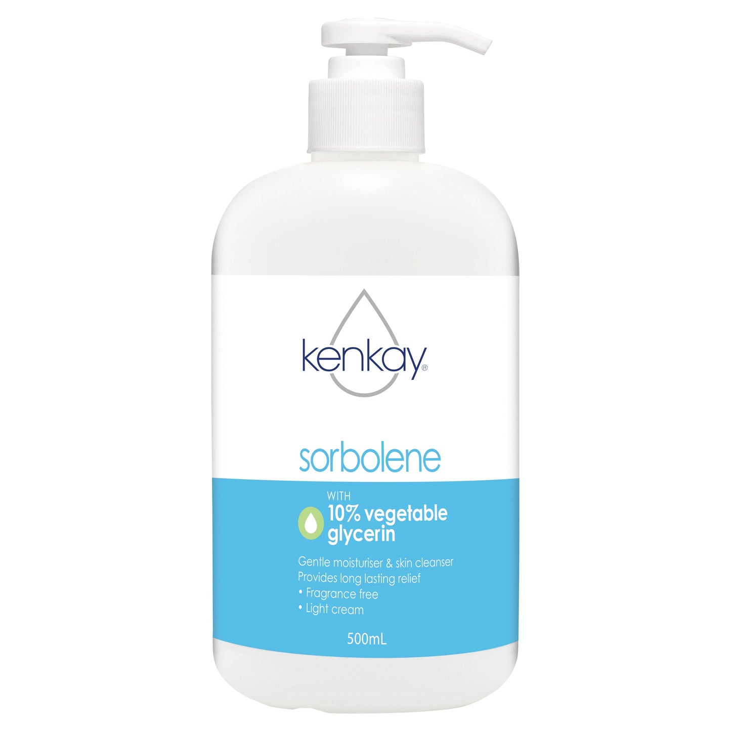 Kenkay Skin Relief Sorbolene & Glycerin 10% Pump 500ml